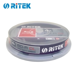 錸德 Ritek 藍光 X版 BD-R 4X DL 50GB 可燒錄光碟片(10片)