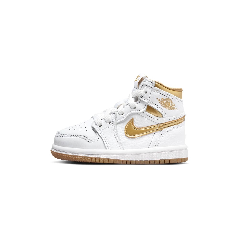 Nike Air Jordan 1 High OG TD 小童 白金 童鞋 AJ1 喬丹 休閒鞋 FD2598-107