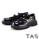 TAS 雙帶心型釦漆皮瑪麗珍鞋 黑色 product thumbnail 1