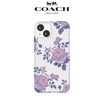 【COACH】iPhone 15 精品手機殼 牡丹