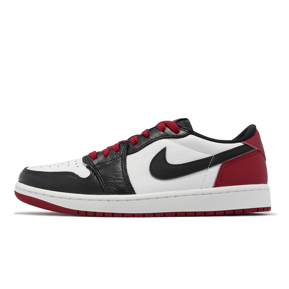 Nike Air Jordan 1 Retro Low OG 男鞋Black Toe 黑白紅AJ1 CZ0790-106