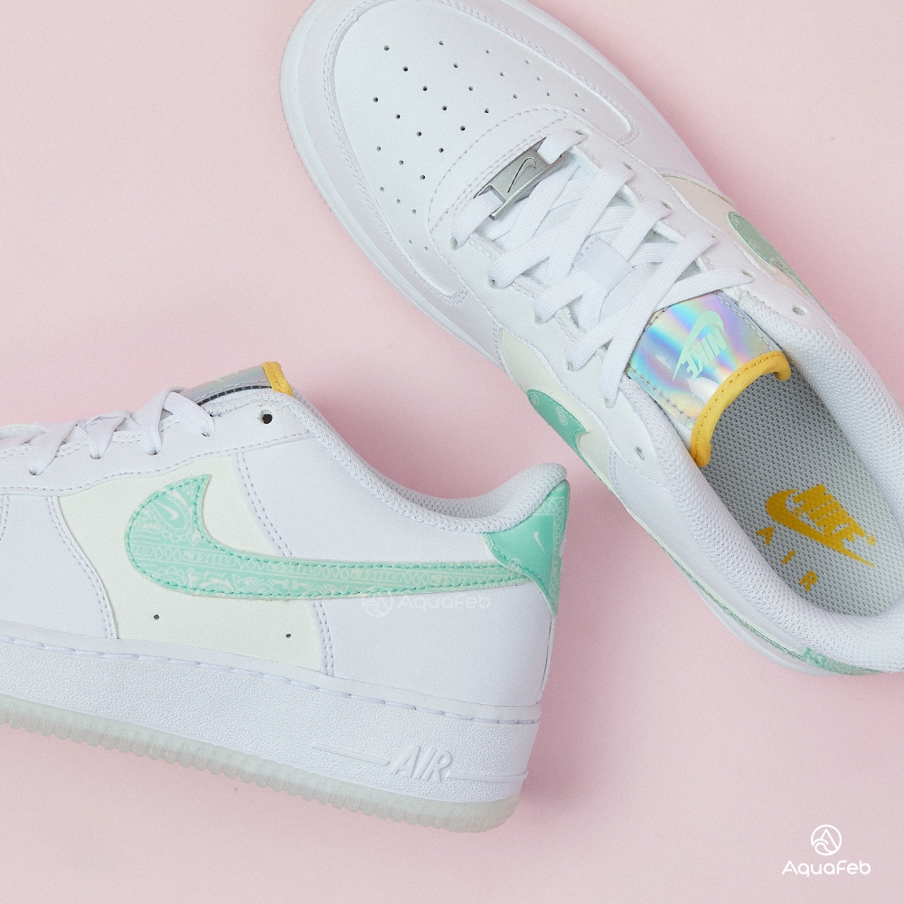 Nike Air Force 1 LV8 大童花紋變形蟲低筒穿搭經典運動休閒休閒鞋