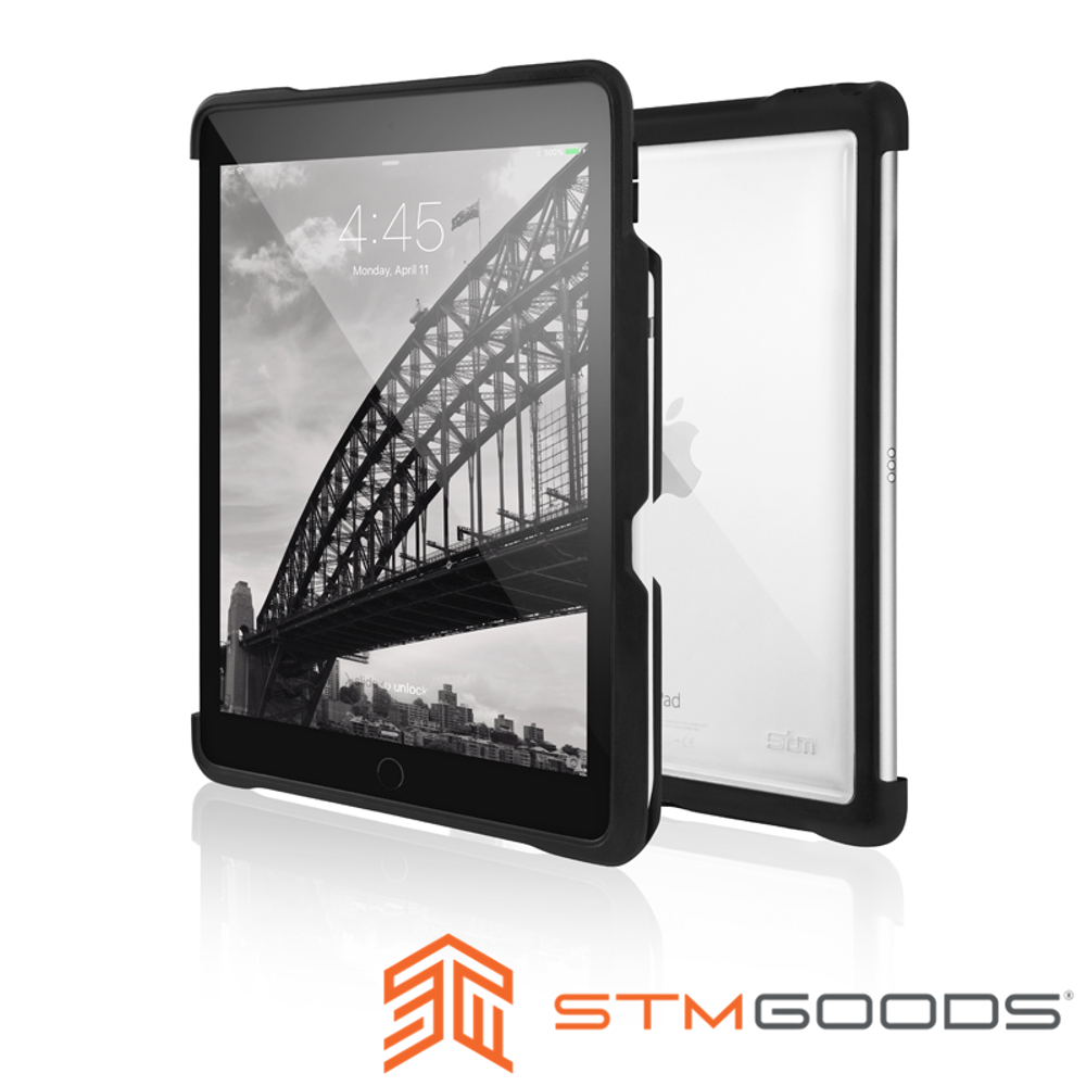 澳洲STM Dux Shell iPad Pro 10.5吋 專用軍規防摔殼 - 黑