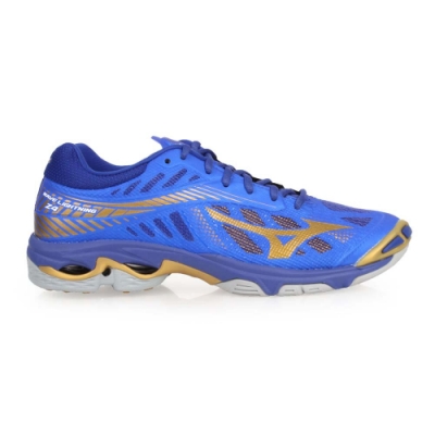 MIZUNO WAVE LIGHTNING Z4 男排球鞋-美津濃 V1GA180051 藍金