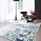 范登伯格 - 英菲尼迪 立體雕花現代地毯-蔚藍 (153x230cm) product thumbnail 1