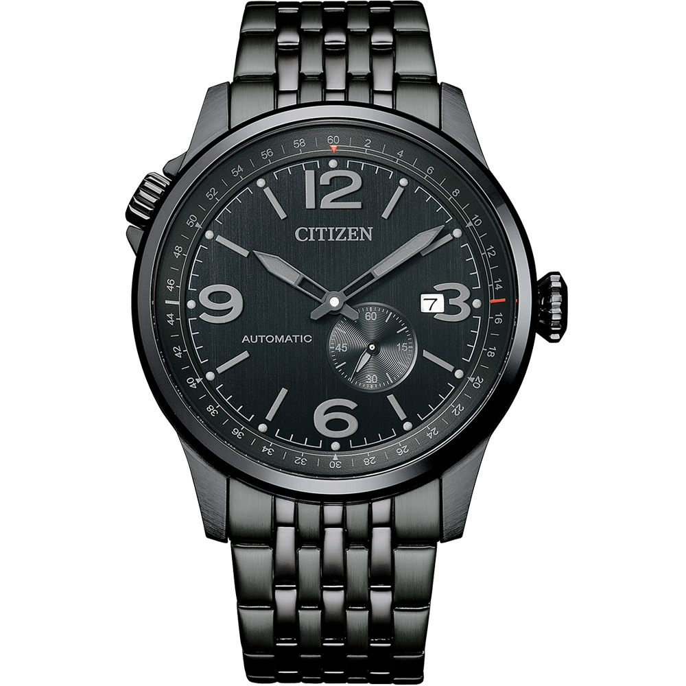 CITIZEN星辰 Mechanical 暗黑摩登機械腕錶(NJ0147-85E)-42mm