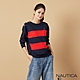 Nautica 女裝 海軍風雙肩排釦長袖T恤-深藍 product thumbnail 1