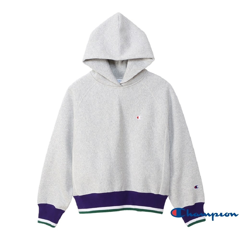 Champion Women's RW 11.5oz連帽Tee(灰色)