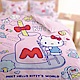 享夢城堡 雙人冬夏兩用被套6x7-HELLO KITTY 世界-粉 product thumbnail 1