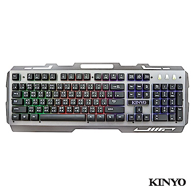 KINYO USB懸浮電競發光鍵盤GKB2000