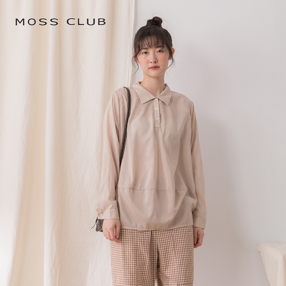 【MOSS CLUB】MIT製 簡約百搭-襯衫(二色)