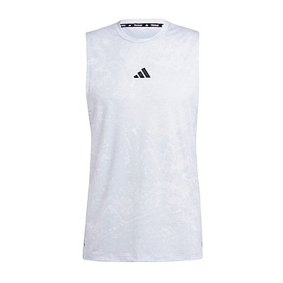 Adidas Wo Pow Tank IS3843 男 背心 運動 訓練 健身 路跑 吸濕排汗 愛迪達 白