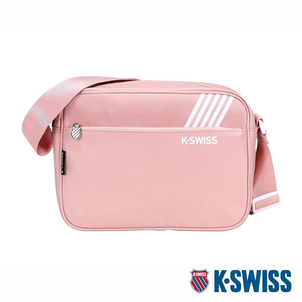 K-SWISS Shoulder Bag運動斜背包-粉紅