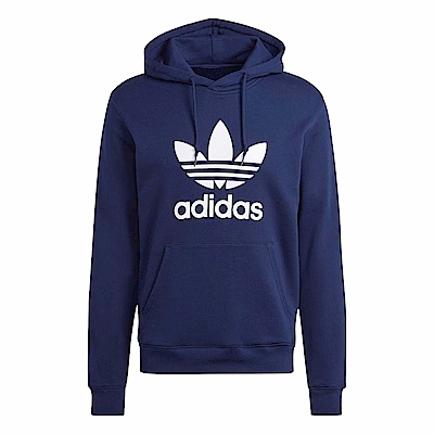 Adidas Trefoil Hoody [IM4496] 男 連帽 上衣 帽T 運動 經典 三葉草 休閒 棉質 深藍