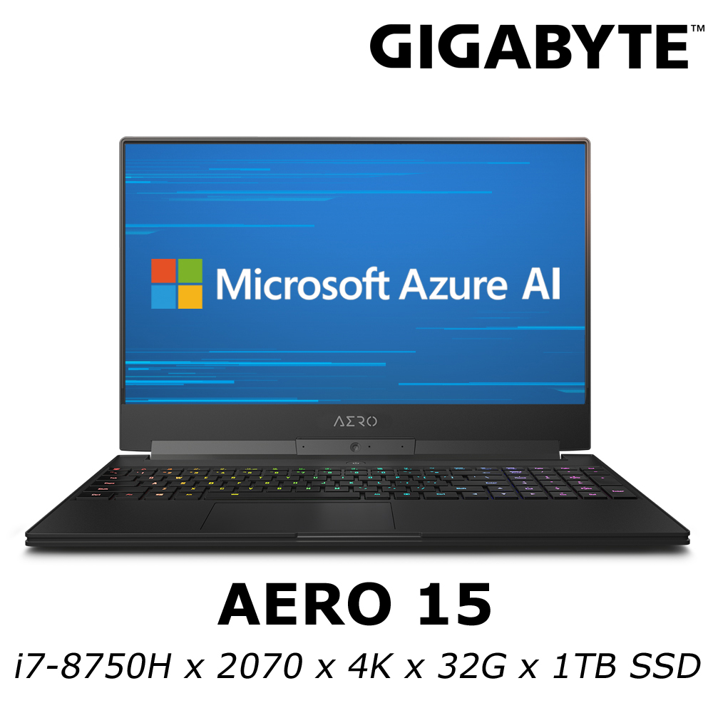 GIGABYTE AERO 15 電競筆電 i7-8750H/RTX2070 8G電競筆電