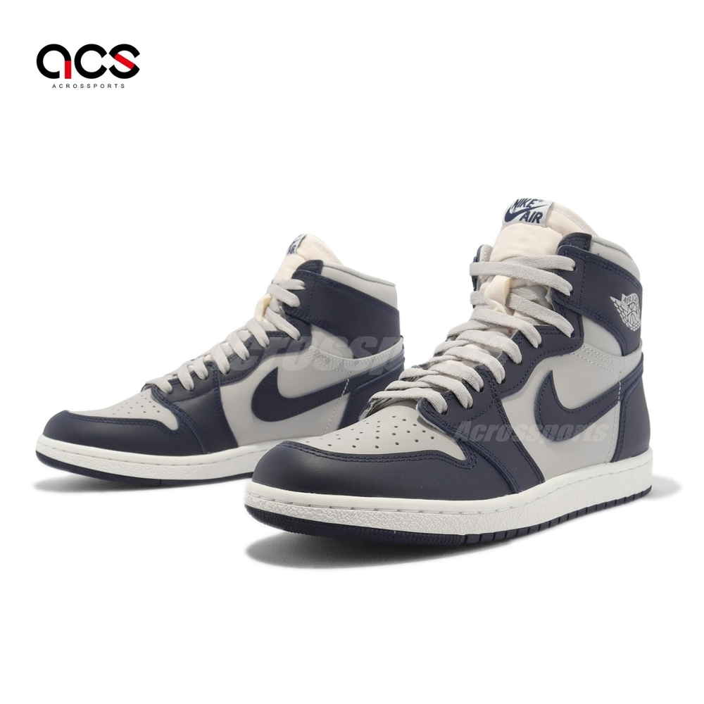 Nike Air Jordan 1 Hi 85 Georgetown 喬治城深藍灰男鞋喬丹AJ1 BQ4422