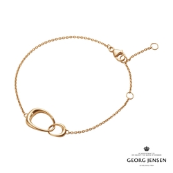 Georg Jensen 喬治傑生 OFFSPRING 18K玫瑰金手鍊