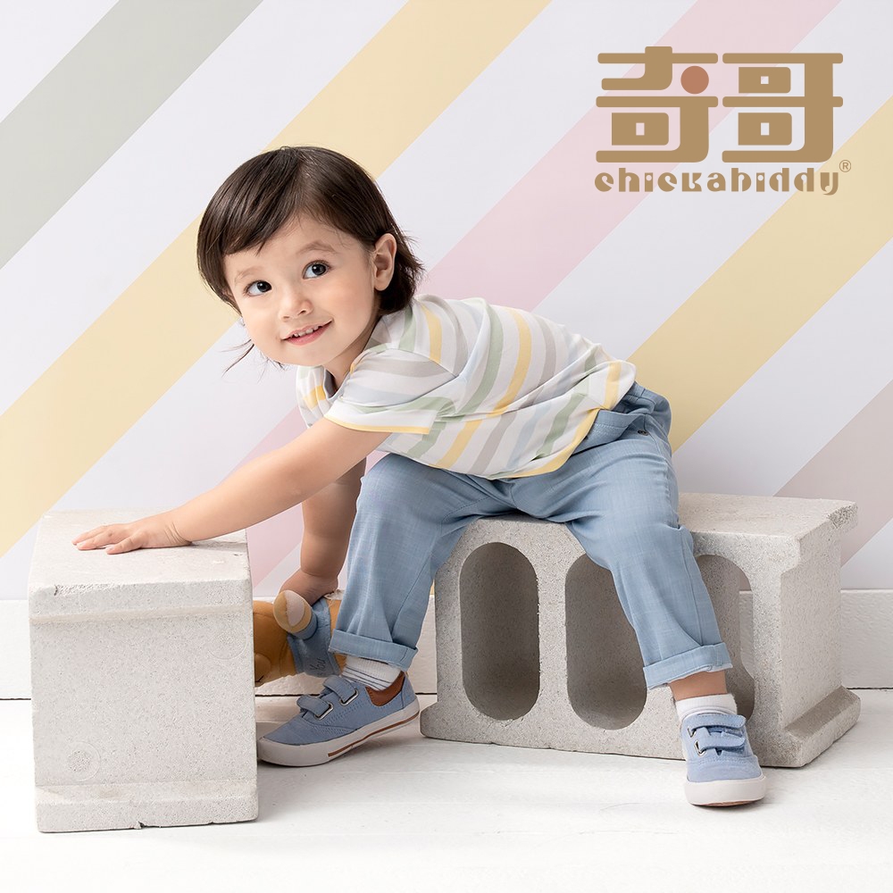 奇哥 Chic a Bon 小甜心淺藍長褲 (1-5歲)