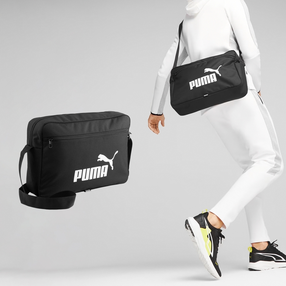 Puma 肩背包 Phase 黑 白 男女款 斜背包 側背包 包包 07995601