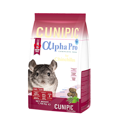 【西班牙CUNIPIC】頂級專業照護系列-無穀龍貓飼料1.75KG x2包