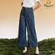 OUWEY歐薇 率性超顯瘦切線牛仔寬褲(深藍色；S-L)3232438631 product thumbnail 1