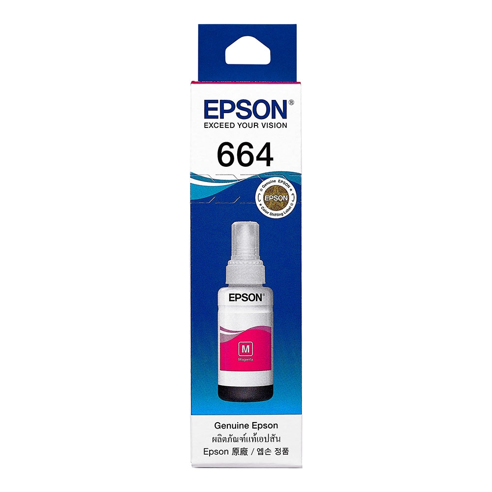 EPSON L100/L200 T664300 原廠紅色墨水匣