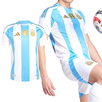 Adidas AFA H AU JSY D 男款 藍白色 阿根廷 主場球員版足球 上衣 短袖 IP8388