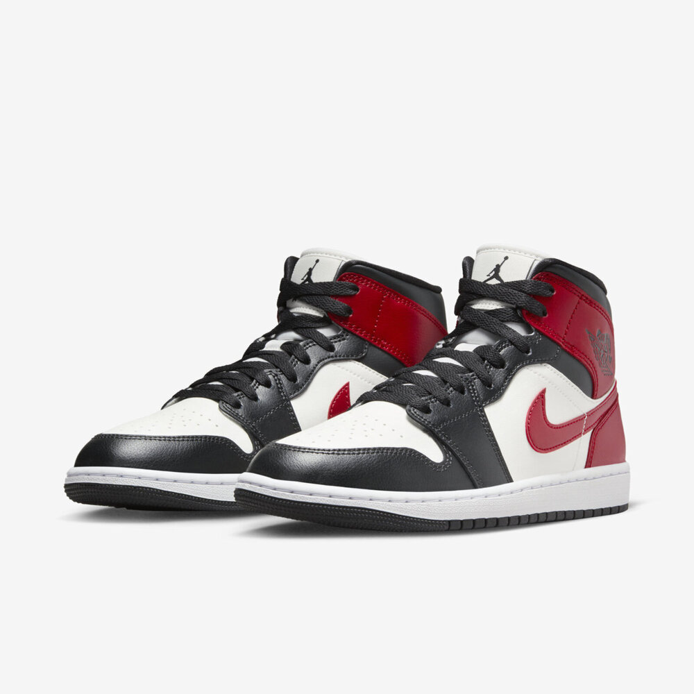 Nike Wmns Air Jordan 1 Mid [BQ6472-160] 女休閒鞋運動經典喬丹中筒白