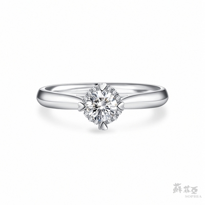 SOPHIA 蘇菲亞珠寶 - 薔薇 30分 F/VVS1 18K金 鑽石戒指