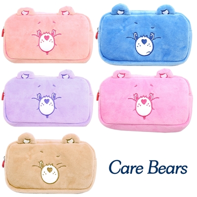 彩虹熊 Care Bears 長形收納包 化妝包 筆袋