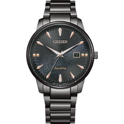 CITIZEN 星辰 PAIR系列 銀河黑金限定 光動能時尚錶-男錶(BM7595-89E)39mm