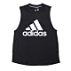 ADIDAS 女 W MH BOS TANK 無袖圓領T(短) product thumbnail 1