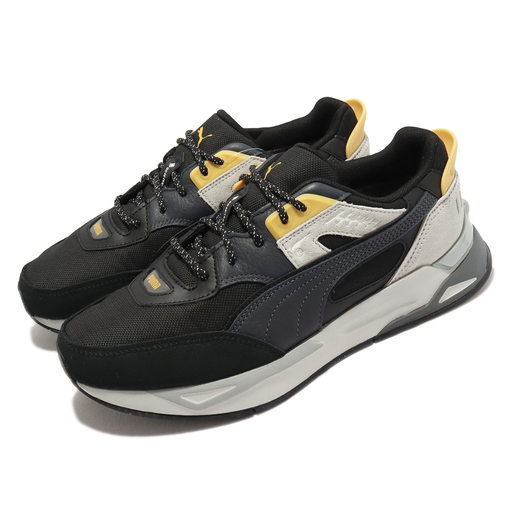 Puma 休閒鞋 Mirage Sport GTX 男鞋 黑 黃 防水 復古 運動鞋 Gore-Tex 38264001