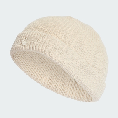 adidas 愛迪達 帽子 毛帽 運動帽 short beanie 米 il8443