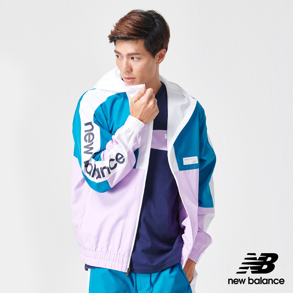 New Balance 連帽外套_AMJ91506DNP_男性_藍綠