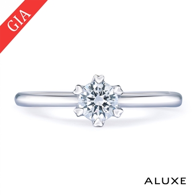 ALUXE 亞立詩 GIA 0.30克拉 DSI1 3EX 18K金 求婚鑽戒 RS0904