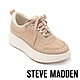 STEVE MADDEN-DOUBLE TAKE 真皮編織綁帶厚底休閒鞋-杏色 product thumbnail 1