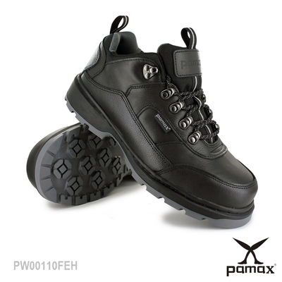 PAMAX帕瑪斯【戶外休閒型】頂級氣墊止滑安全鞋-PW00110FEH-頂級氣墊-新型專利底-反光設計
