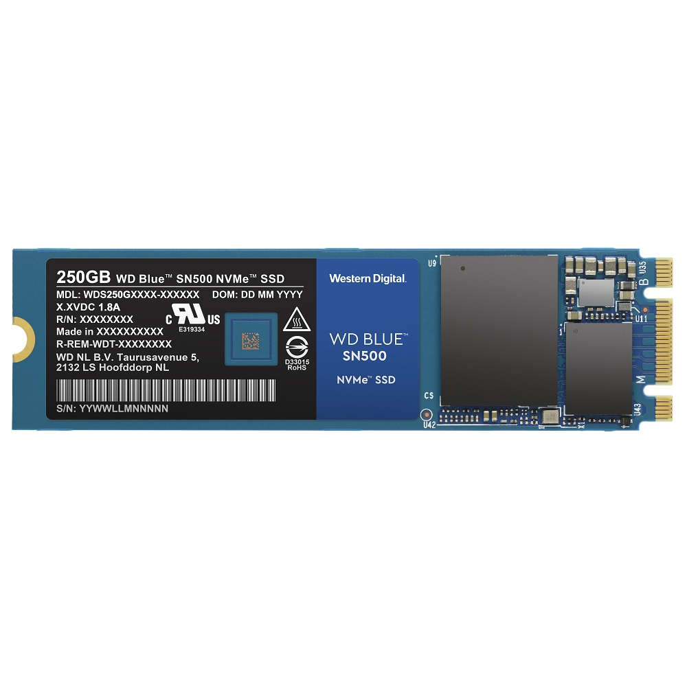 WD 藍標SN500 250GB NVMe PCIe SSD固態硬碟| WD 威騰| Yahoo奇摩購物中心