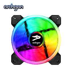 Archgon RGBSF12 Mirage PWM RGB電競風扇-呼吸燈