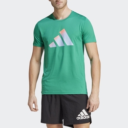 adidas 上衣 男款 短袖上衣 運動 綠 HR3245(S1917)