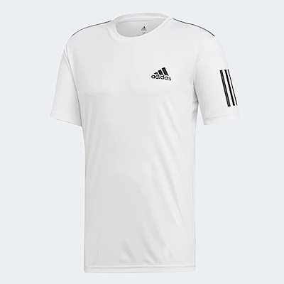 Adidas 3-Stripes Club Tee [DP2875] 男 圓領 短袖 運動 網球 棉T 愛迪達 白