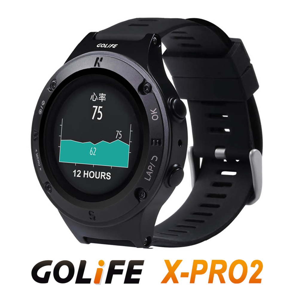 Golife Gowatch X Pro 2 全方位戶外心率gps智慧腕錶 Momo購物網