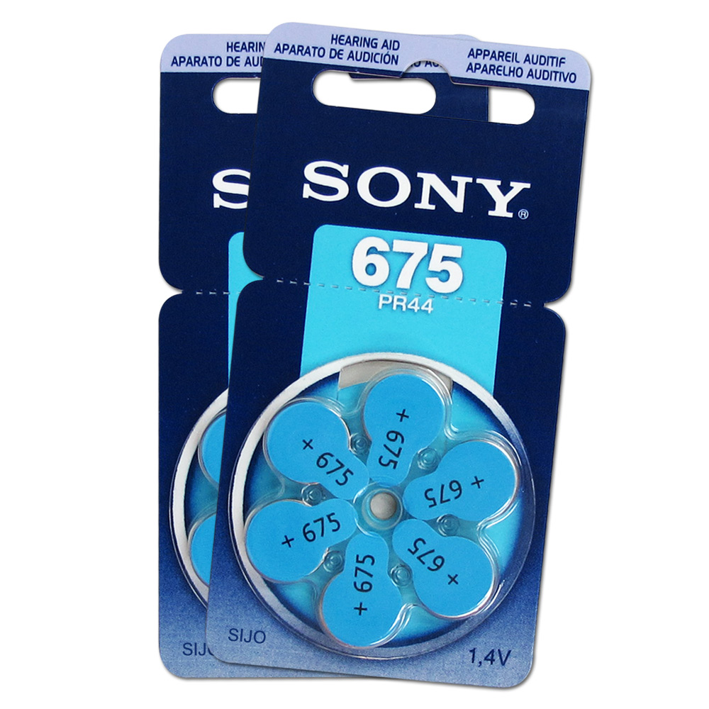 SONY PR44/S675/A675/675 空氣助聽器電池(2卡12入)