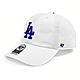 47 Brand CLEAN UP 洛杉磯道奇鴨舌帽 白色 經典MLB棒球帽 男女 水洗款老帽 軟頂剌繡LA帽 大標藍LOGO product thumbnail 1