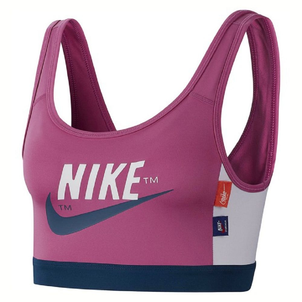 NIKE  SWOOSH ICNCLSH BRA 女運動內衣 紫白 CJ0707691