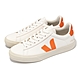 Veja 休閒鞋 Campo Chromefree Leather 女鞋 白 橘 皮革 帆布 經典小白鞋 CP0503494A product thumbnail 1