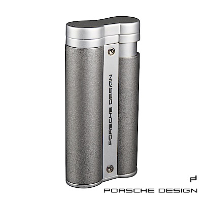 保時捷Porsche Design P3633花火焰雙筒打火機(深灰)