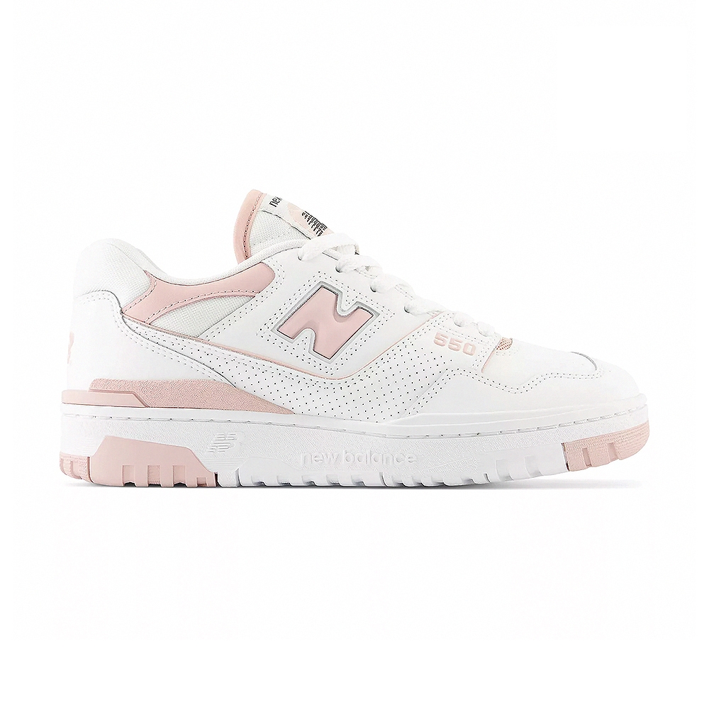New Balance NB 550 女 白粉色 復古 板鞋 籃球鞋型 休閒鞋 BBW550BP