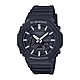 CASIO卡西歐 G-SHOCK 八角雙顯手錶-黑_GA-2100-1A_45.4mm product thumbnail 1